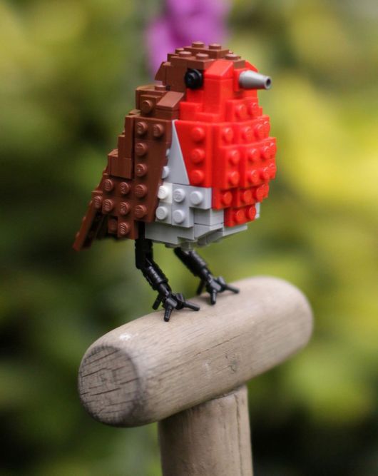 Bird Enthusiast Creates LEGO Birds