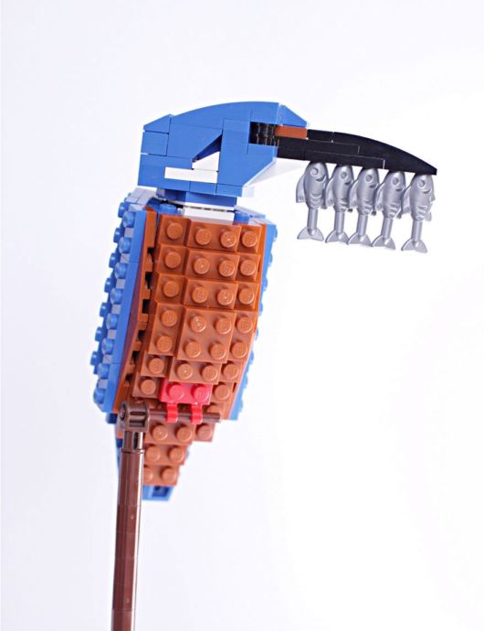Bird Enthusiast Creates LEGO Birds