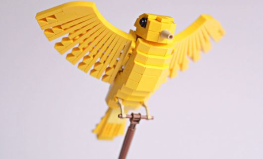 Bird Enthusiast Creates LEGO Birds