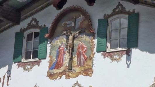 Luftlmalerei - House Paintings in Oberammergau
