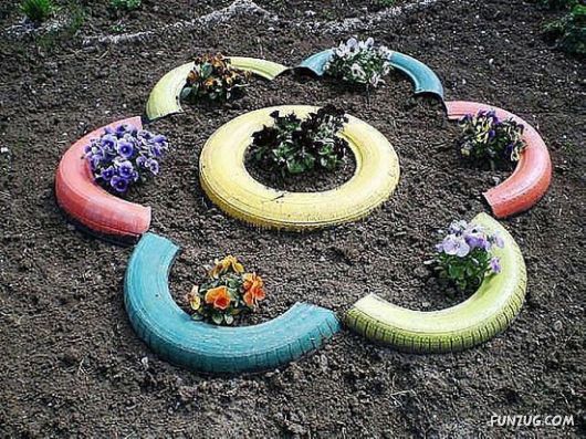Amazing Creativity With Old Tyres