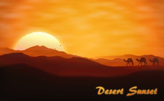 Most Beautiful Desert Sunsets