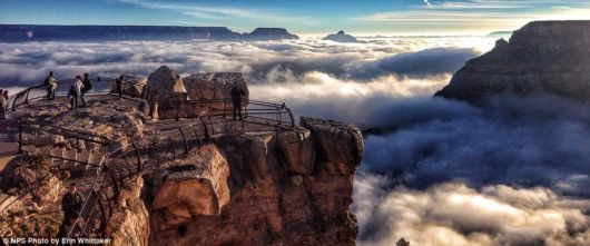 A River Of Fog Over Grand Canyon